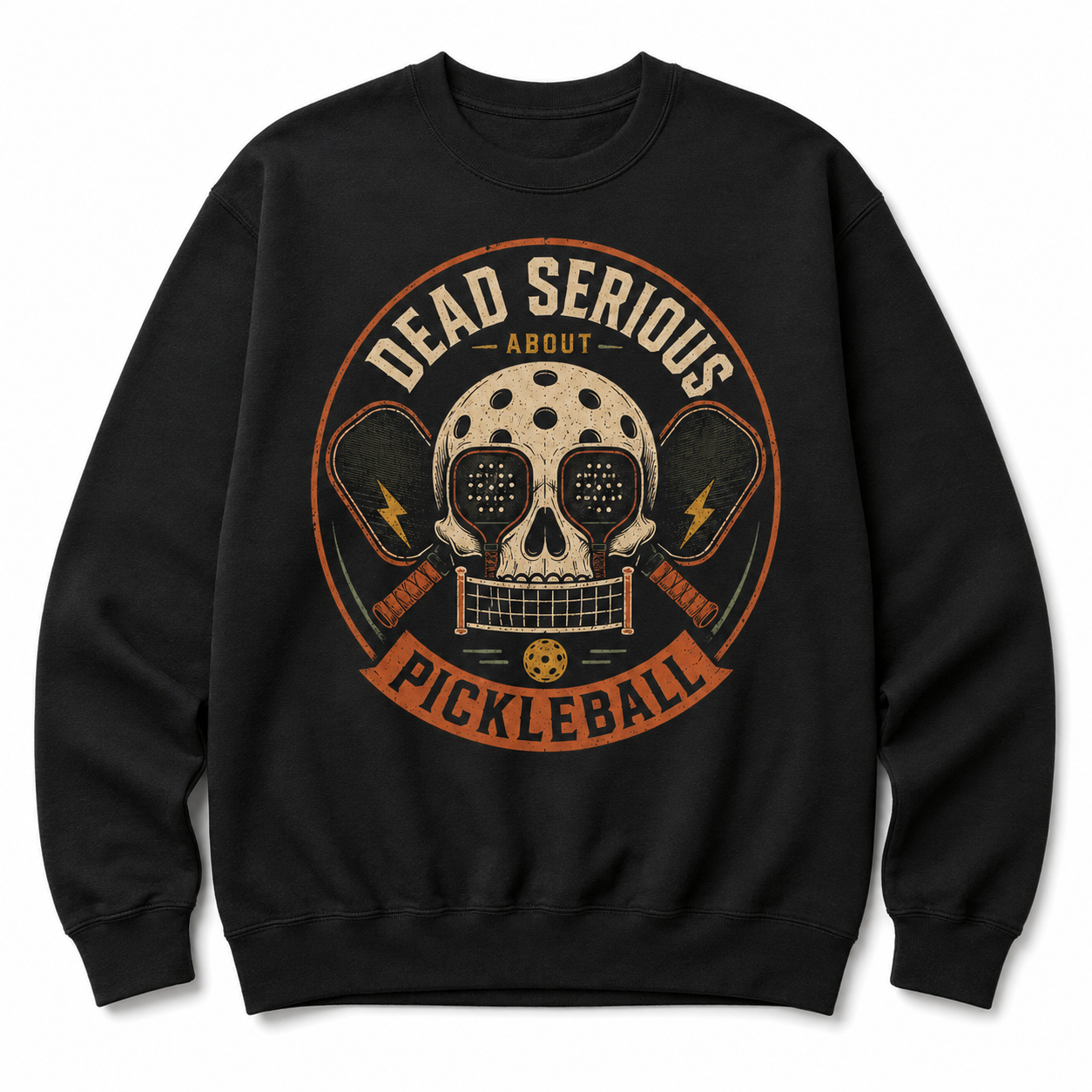 Dead Serious About Pickleball Skeleton Shirt