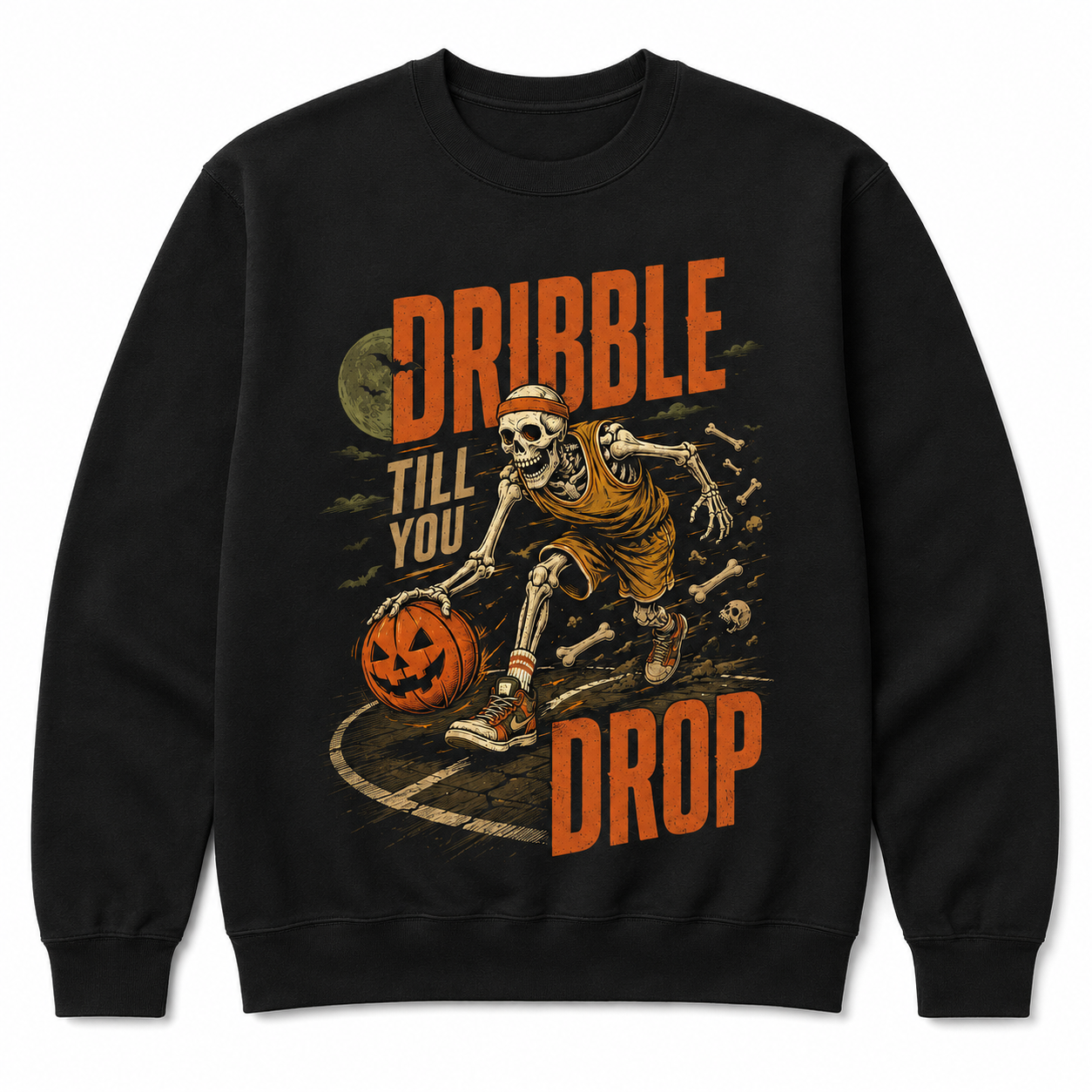 Dribble Till You Drop Basketball Halloween Shirt