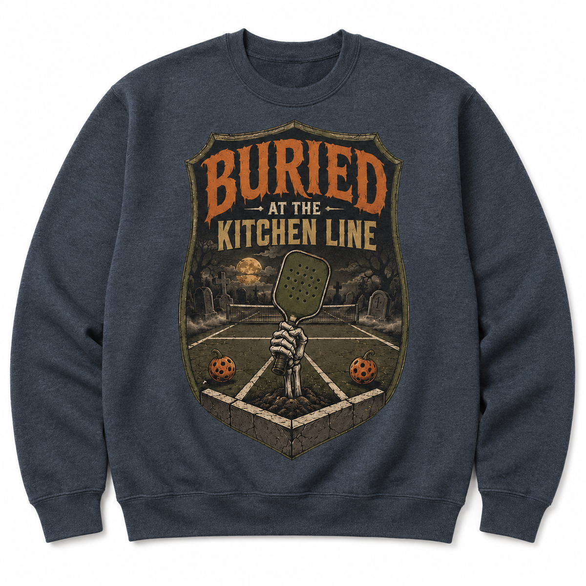 Buried at the Kitchen Line Pickleball Halloween Shirt