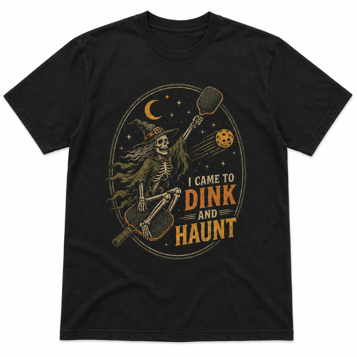 I Came to Dink and Haunt Pickleball Halloween Shirt