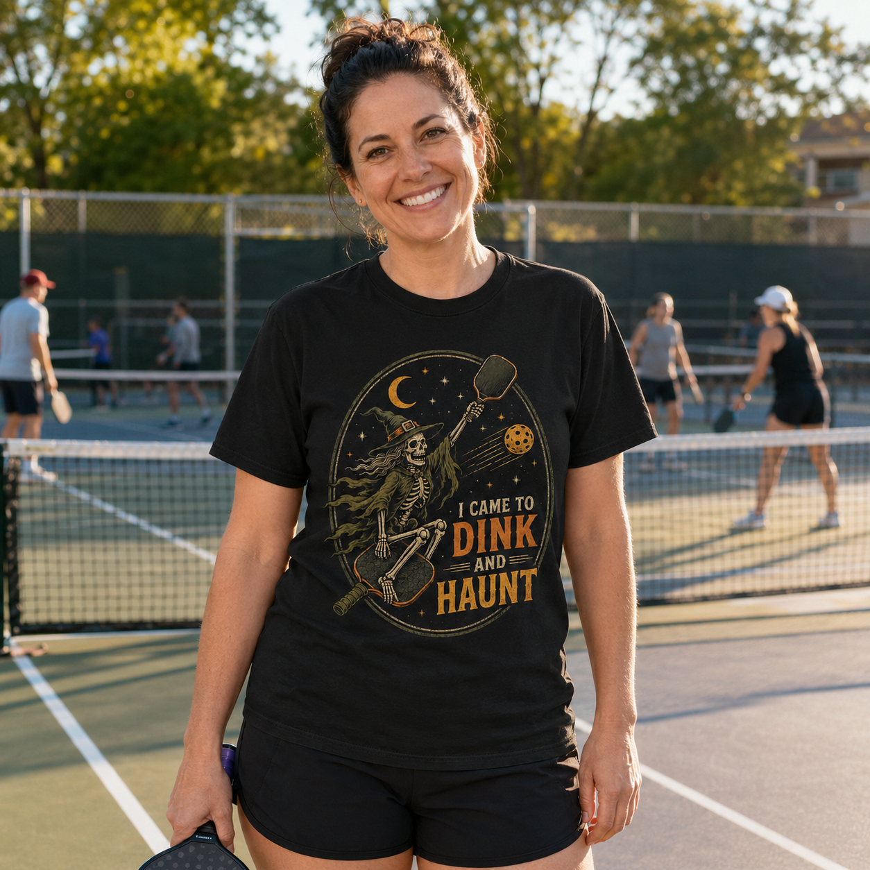 I Came to Dink and Haunt Pickleball Halloween Shirt